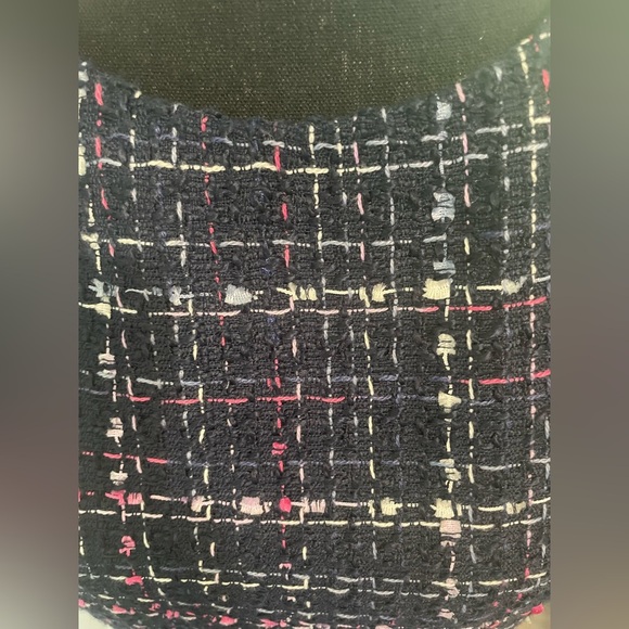 Brand new with tags LOFT Navy and Pink tweed Dress - Picture 7 of 9